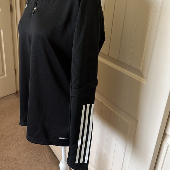 Adidas AEROREADY WARM QUARTER-ZIP TRAINING TOP in L - Picture 5 of 7